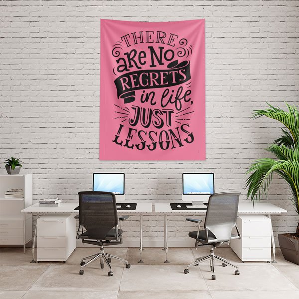No Regrets Duvar Örtüsü 7648