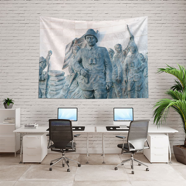 Tarih ve İnkılap Temalı Duvar Örtüsü 8262