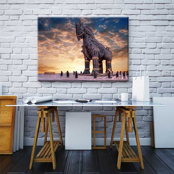 Truva Atı Kanvas Tablo – 11221