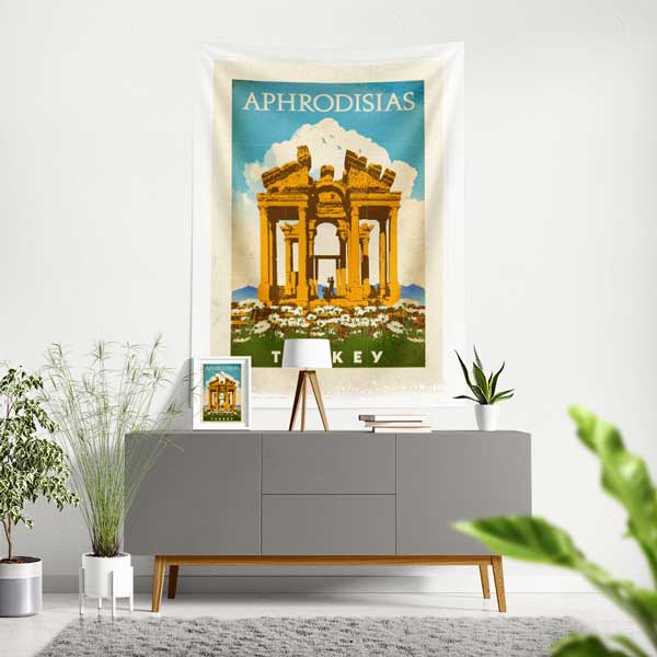 Aphrodisias Antik Kenti Temalı Duvar Örtüsü 11830