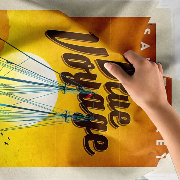 Blue Voyage Duvar Örtüsü 11845