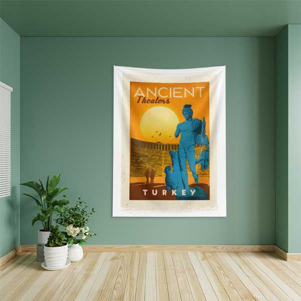 Ancient Theaters Turkey Temalı Duvar Örtüsü 11829