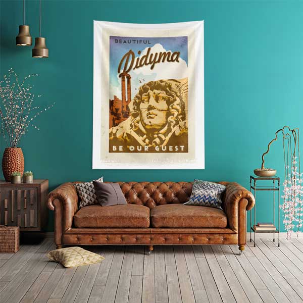 Didyma Apollon Tapınağı Temalı Duvar Örtüsü 11834