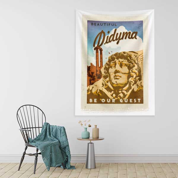 Didyma Apollon Tapınağı Temalı Duvar Örtüsü 11834