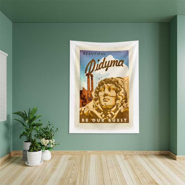 Didyma Apollon Tapınağı Temalı Duvar Örtüsü 11834