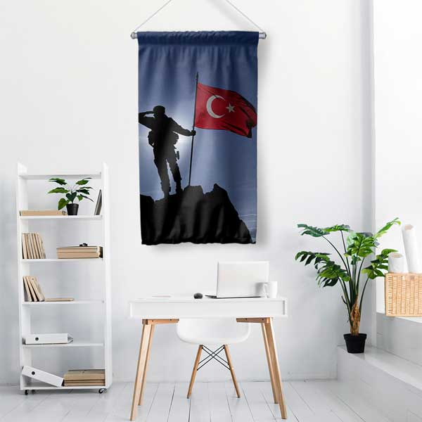 Türk Askeri Duvar Sanatı | Zirvedeki Mehmetçik 11162