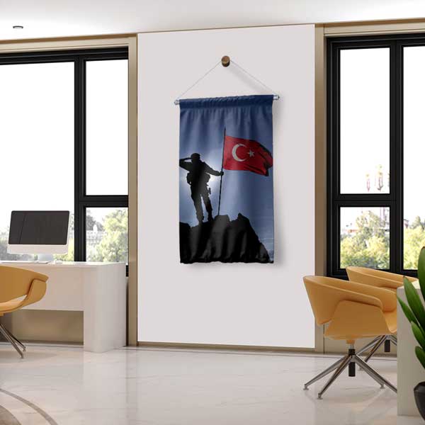 Türk Askeri Duvar Sanatı | Zirvedeki Mehmetçik 11162