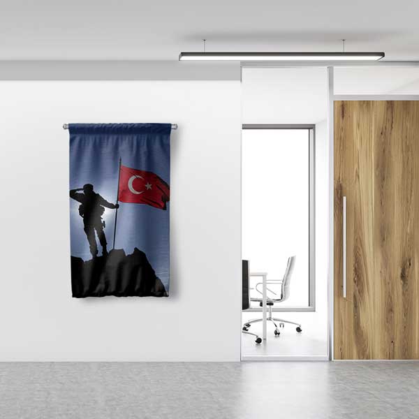 Türk Askeri Duvar Sanatı | Zirvedeki Mehmetçik 11162