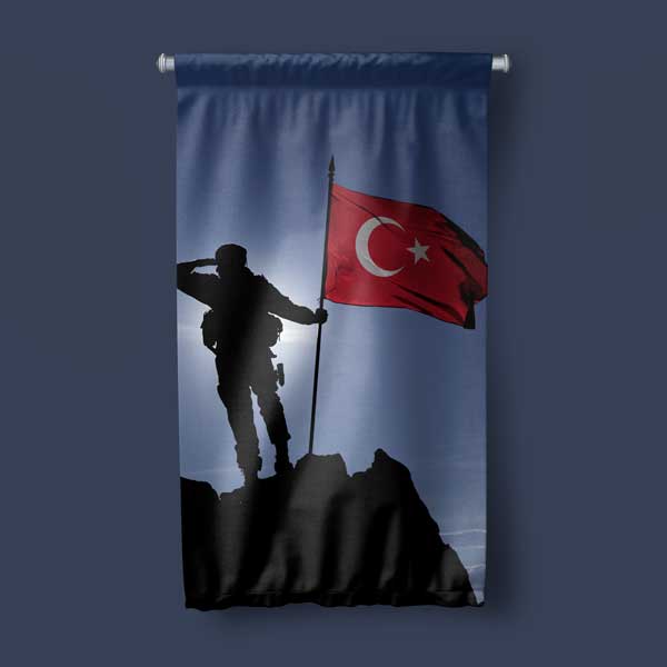 Türk Askeri Duvar Sanatı | Zirvedeki Mehmetçik 11162