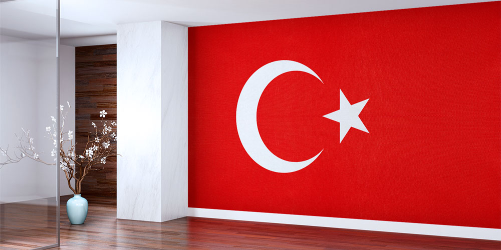 Türk Bayrağı Klasik Duvar Kağıdı 7757
