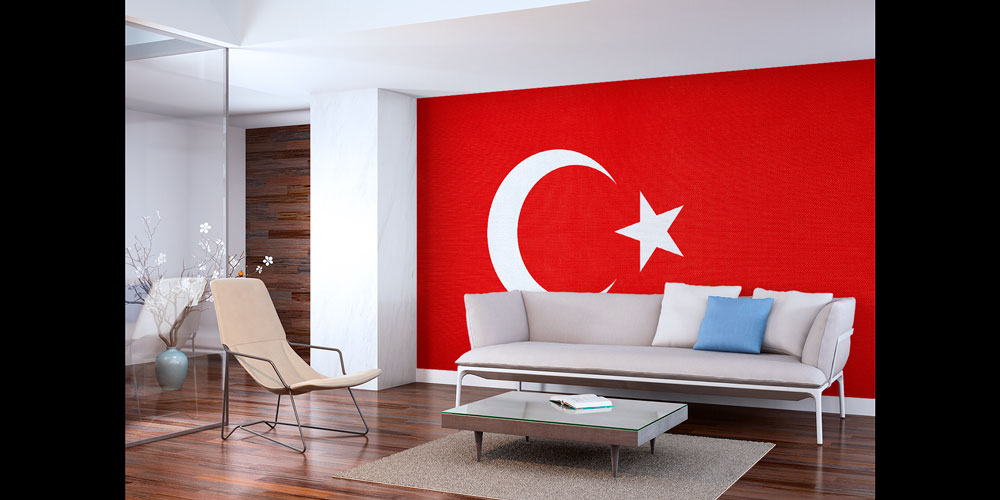 Türk Bayrağı Klasik Duvar Kağıdı 7757