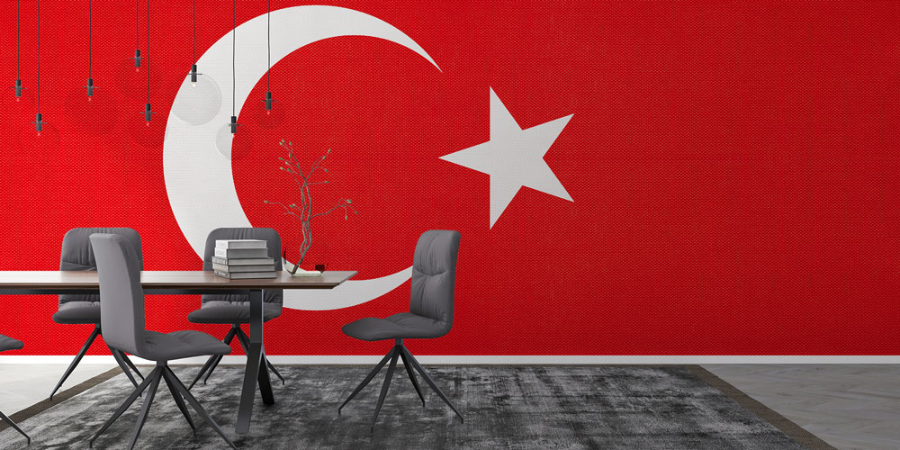 Türk Bayrağı Klasik Duvar Kağıdı 7757