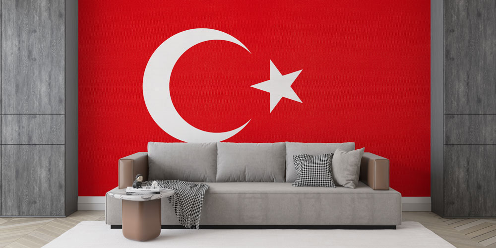 Türk Bayrağı Klasik Duvar Kağıdı 7757