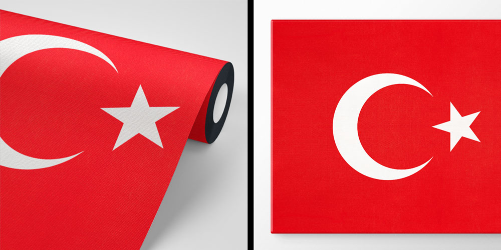 Türk Bayrağı Klasik Duvar Kağıdı 7757