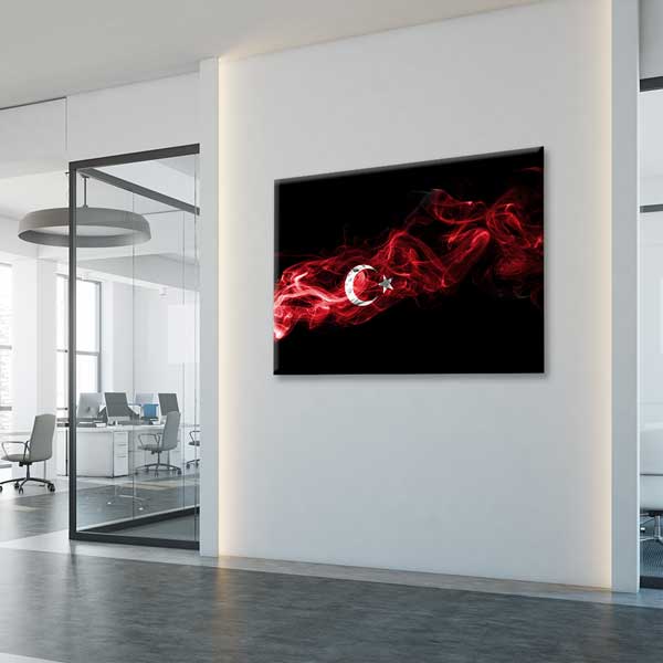 turk-bayragi-tablo-11191-01 Türk Bayrağı Kanvas Tablo – 11191