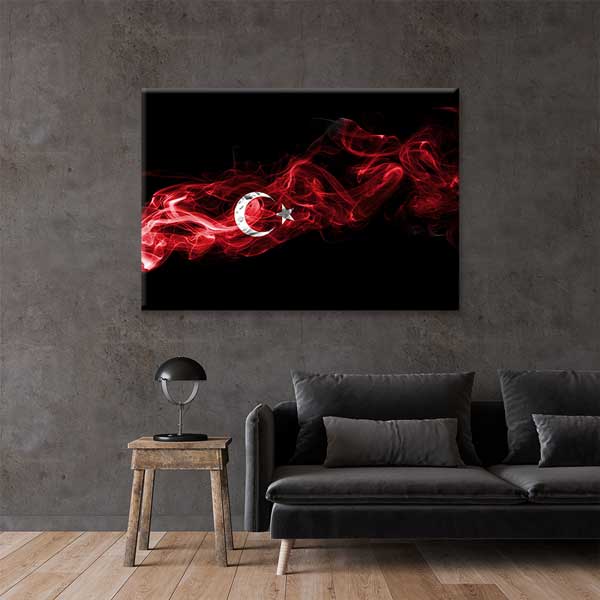 turk-bayragi-tablo-11191-03 Türk Bayrağı Kanvas Tablo – 11191