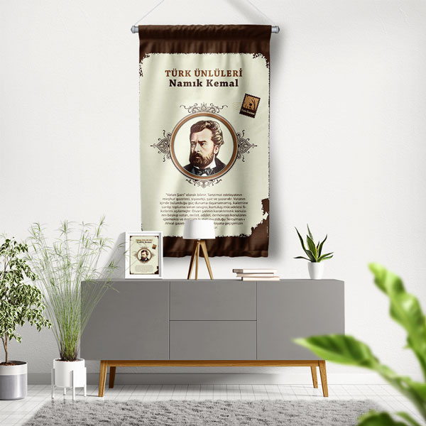 Namık Kemal Duvar Flaması 8161