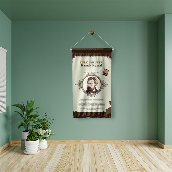 Namık Kemal Duvar Flaması 8161