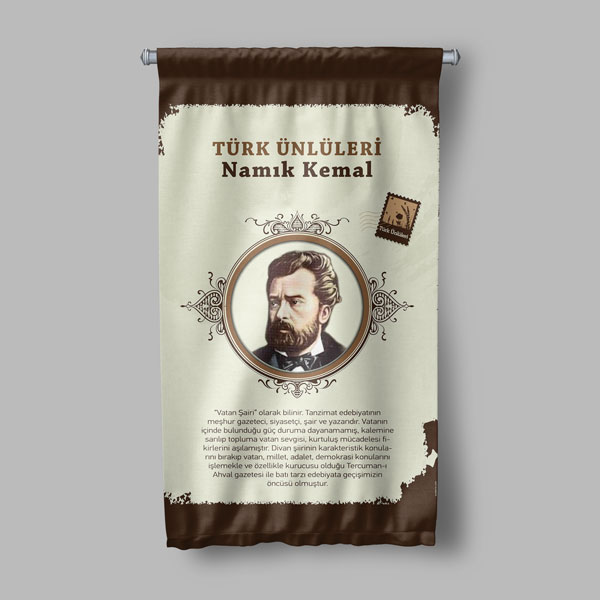 Namık Kemal Duvar Flaması 8161