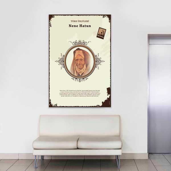 Nene Hatun Türk Büyüğü Tablosu – F-593