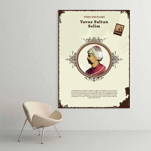 Yavuz Sultan Selim Türk Büyüğü Tablosu – F-600