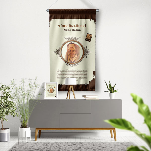 Nene Hatun Duvar Flaması 8164
