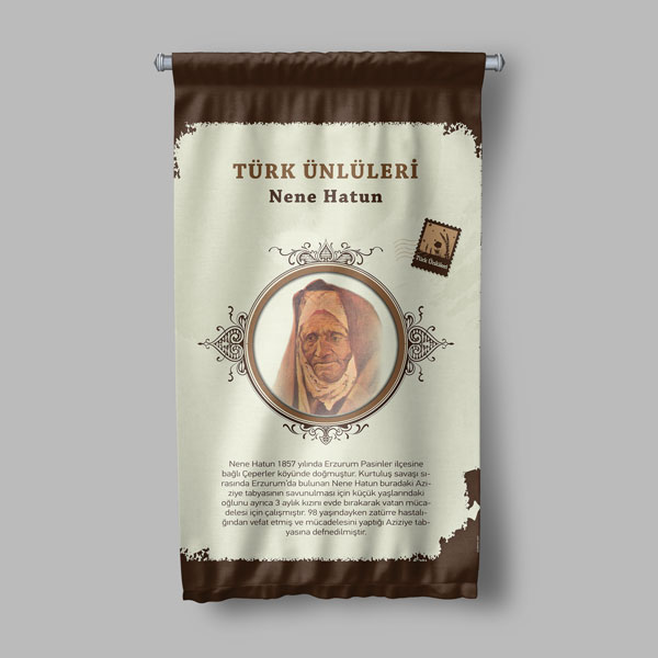 Nene Hatun Duvar Flaması 8164