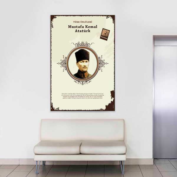 Mustafa Kemal Atatürk Türk Büyüğü Tablosu – F-571