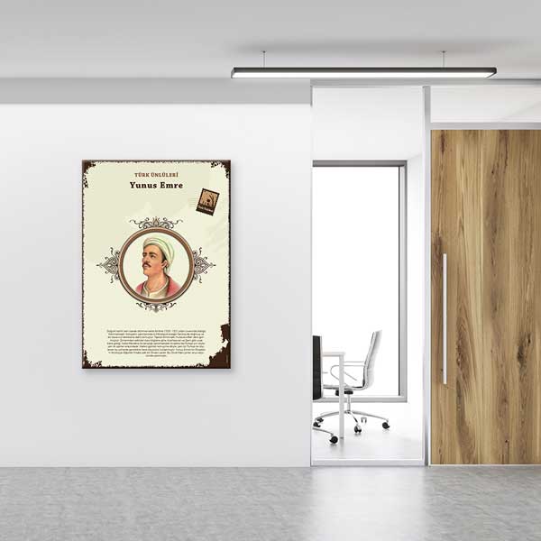 Yunus Emre Türk Büyüğü Tablosu – F-601