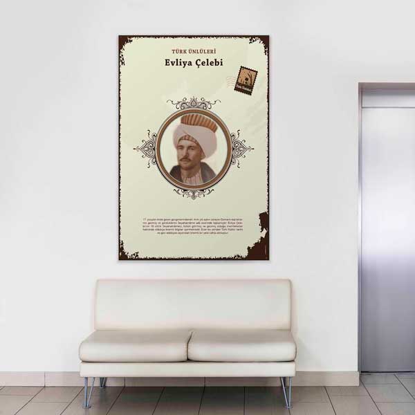 Evliya Çelebi Türk Büyüğü Tablosu – F-575