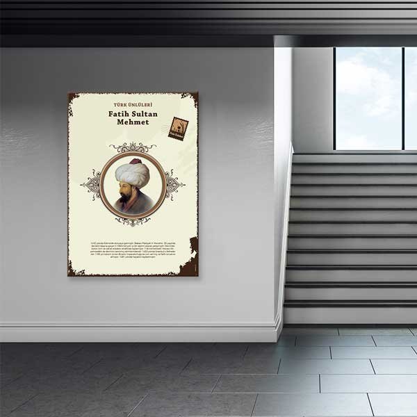 Fatih Sultan Mehmet Türk Büyüğü Tablosu – F-577