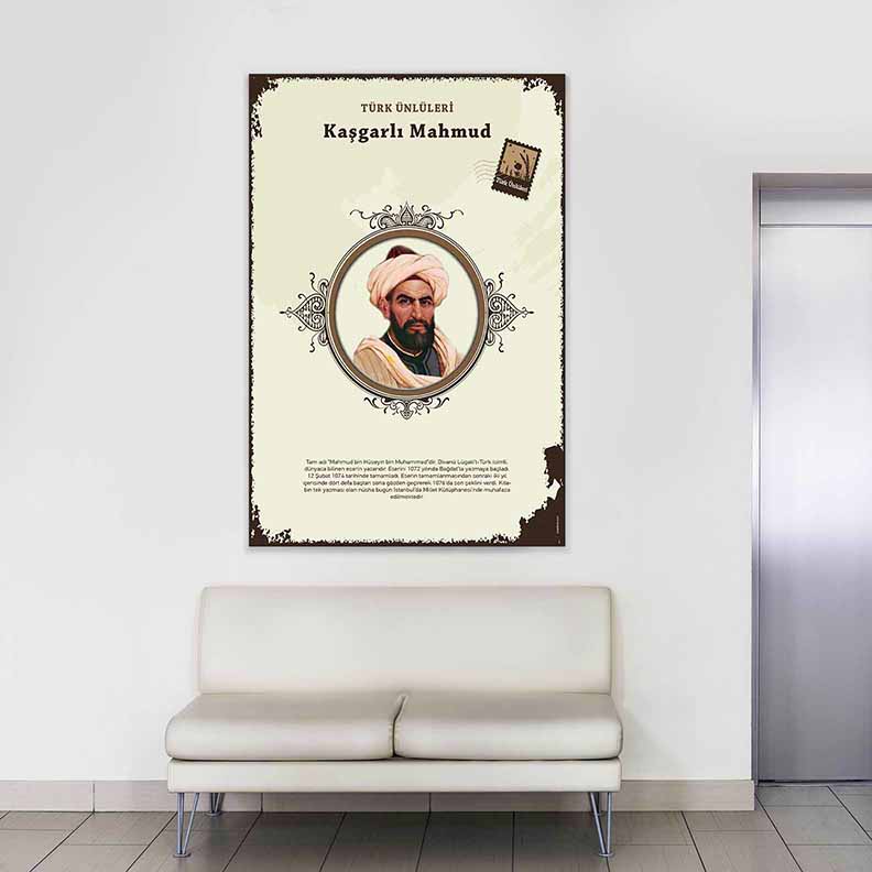 Kaşgarlı Mahmut Türk Büyüğü Tablosu – F-585