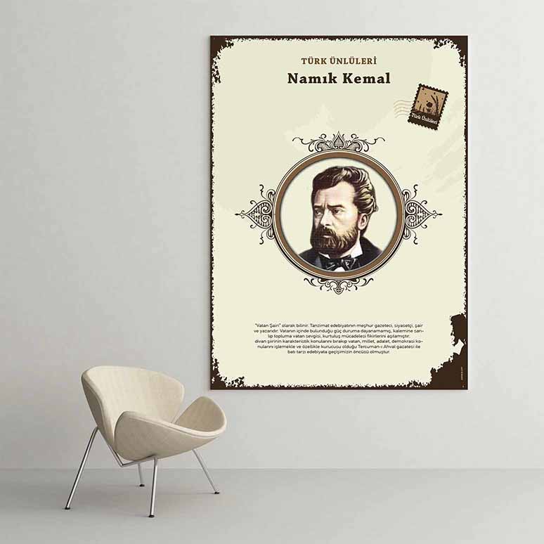 Namık Kemal Türk Büyüğü Tablosu – F-590
