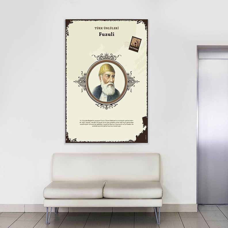 Fuzuli Türk Büyüğü Tablosu – F-578