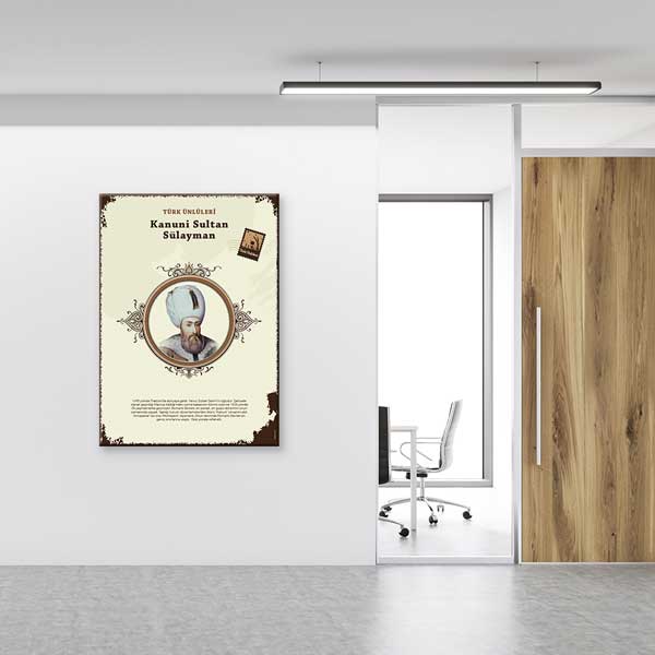 Kanuni Sultan Süleyman Türk Büyüğü Tablosu – F-584