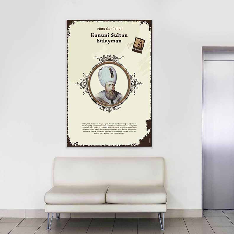 Kanuni Sultan Süleyman Türk Büyüğü Tablosu – F-584