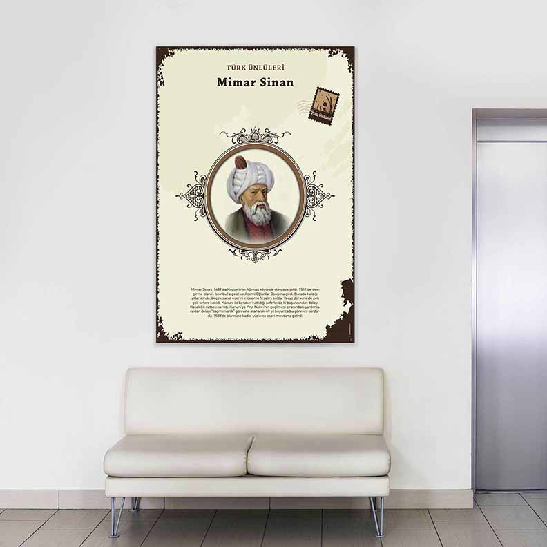 Mimar Sinan Türk Büyüğü Tablosu – F-589