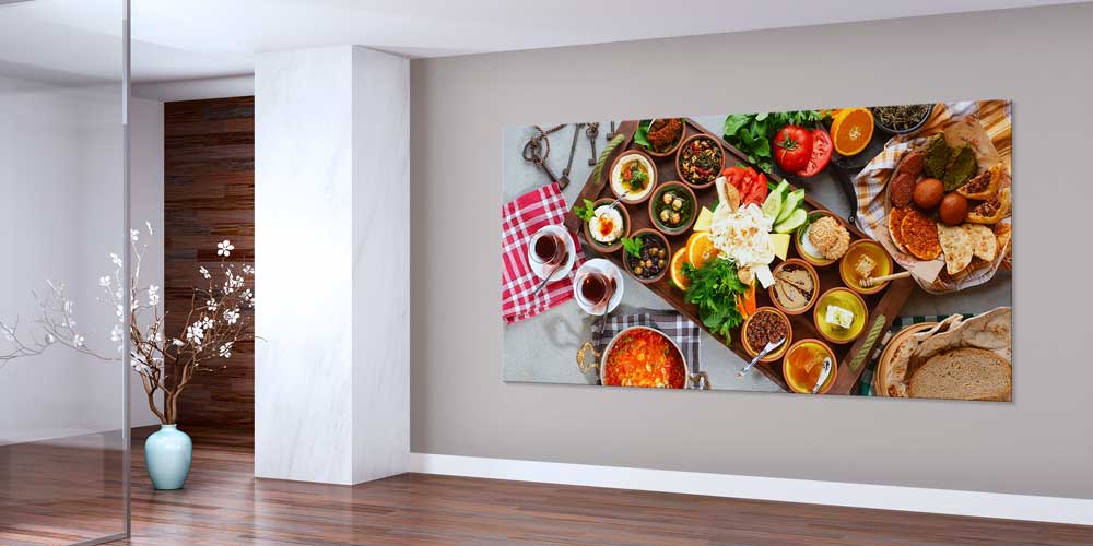 turk-kahvaltisi-tablo-12469-02 Türk Kahvaltısı Temalı Büyük Ebat Duvar Dekoru – 12469