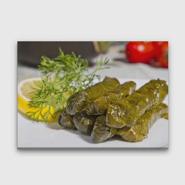 turk-mutfagi-tablolar-12176-00 Yaprak Sarma Anadolu Mutfağı Duvar Tablosu – 12176