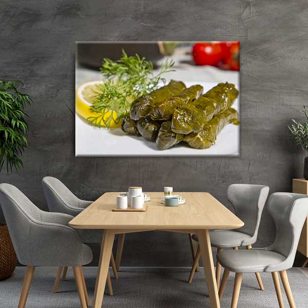 turk-mutfagi-tablolar-12176-01 Yaprak Sarma Anadolu Mutfağı Duvar Tablosu – 12176