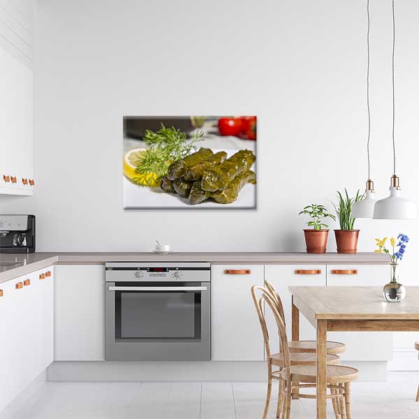 turk-mutfagi-tablolar-12176-04 Yaprak Sarma Anadolu Mutfağı Duvar Tablosu – 12176