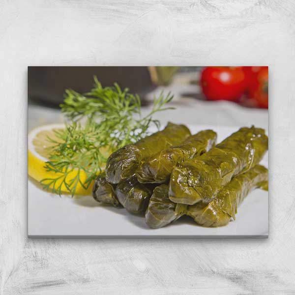 turk-mutfagi-tablolar-12176-05 Yaprak Sarma Anadolu Mutfağı Duvar Tablosu – 12176