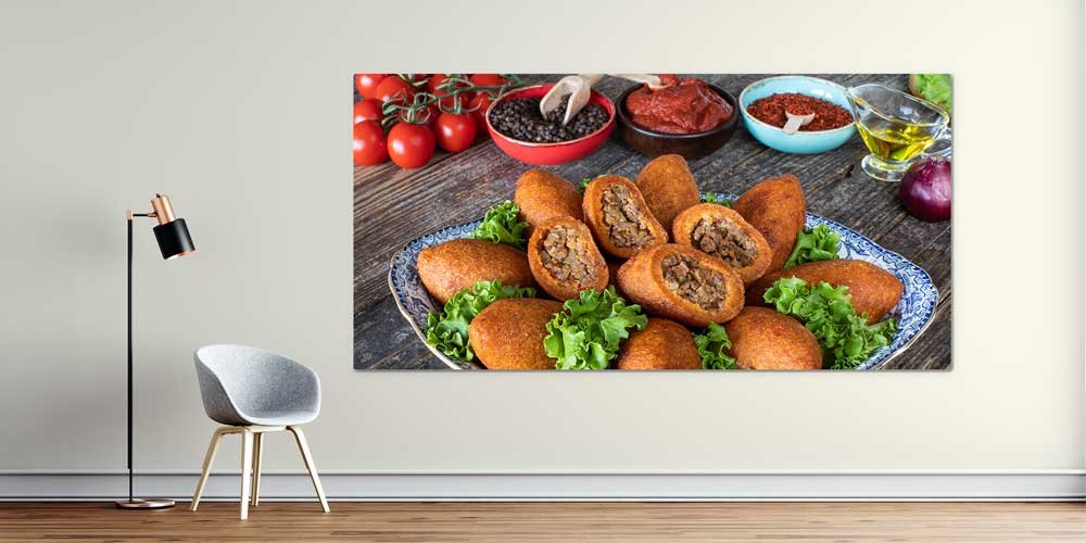 İçli Köfte Temalı Büyük Ebat Duvar Dekoru – 12475