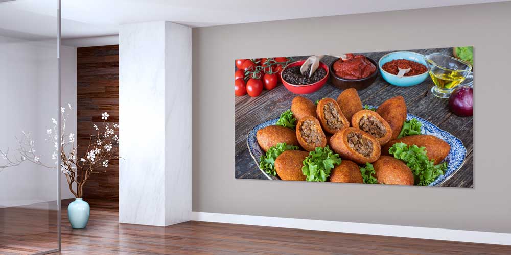İçli Köfte Temalı Büyük Ebat Duvar Dekoru – 12475