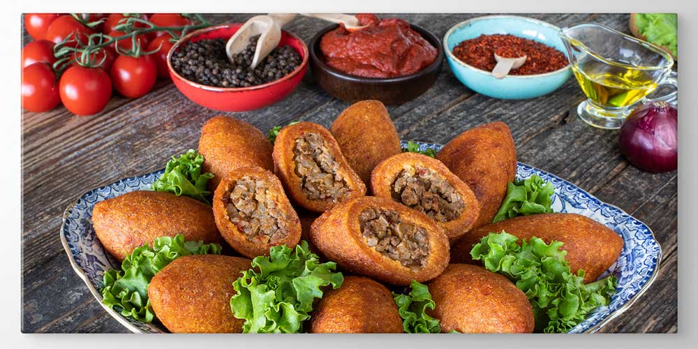 İçli Köfte Temalı Büyük Ebat Duvar Dekoru – 12475