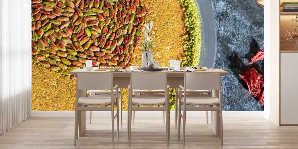 Fıstıklı Künefe Anadolu Mutfağı Duvar Kağıdı 12381