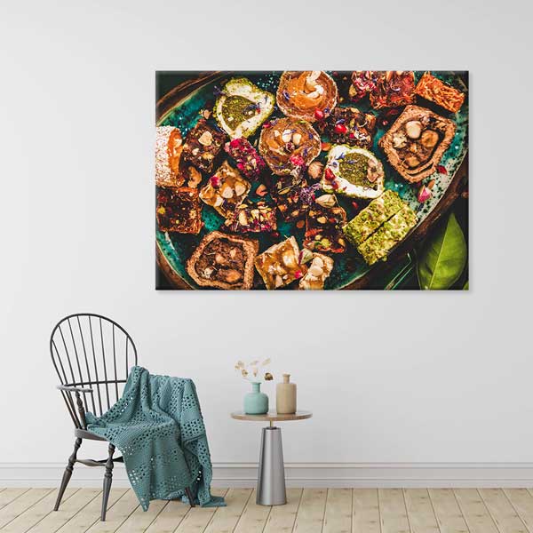 Türk Lokumu ve Tatlıları Duvar Tablosu – 12185