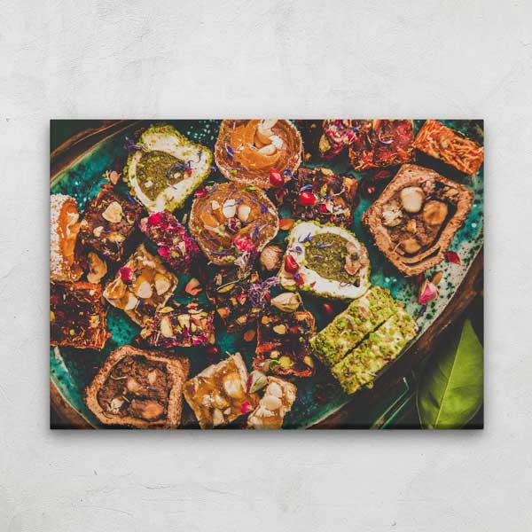 Türk Lokumu ve Tatlıları Duvar Tablosu – 12185