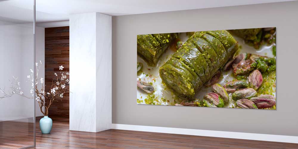 Fıstıklı Sarma Baklava Temalı Büyük Ebat Duvar Dekoru – 12466