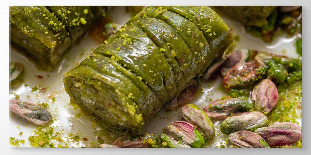 Fıstıklı Sarma Baklava Temalı Büyük Ebat Duvar Dekoru – 12466